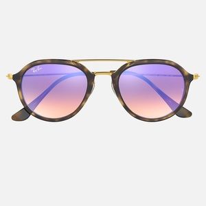Ray ban aviators RB4253 with blue lenses